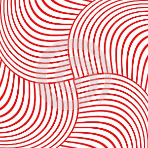 Abstract White and Red Stripes.hypnosis spiral.Seamless Black and white stripes background.seamless wave line patterns