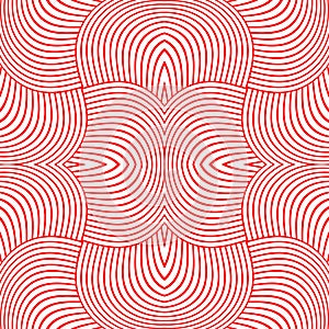 Abstract White and Red Stripes.hypnosis spiral.Seamless Black and white stripes background.seamless wave line patterns