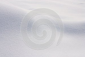 Abstract white snow ground - snow background