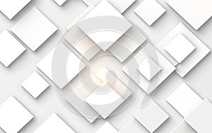 Abstract Geometric Background with 3D Squares