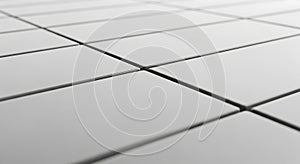 Abstract White Tile Pattern
