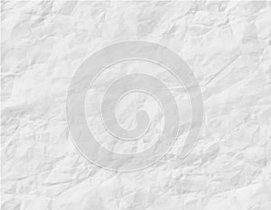 Abstract white Wrinkled paper texture