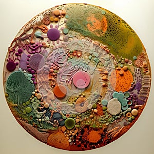 Weirdcore bacterial art. Created using ai generative. Created using ai generative.