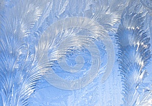 Abstract window frost background