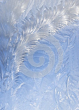 Abstract window frost background