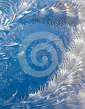 Abstract window frost background