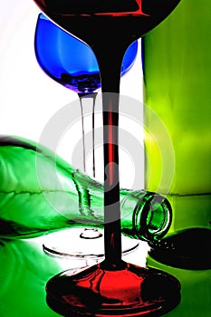 Abstract Wine Background Design