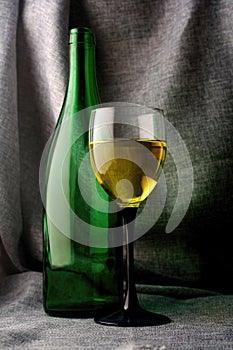 Abstract Wine Glassware Background Design