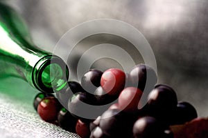 Abstract Wine Glassware Background Design