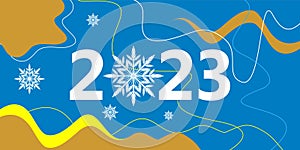 abstract winter 2023 background design. for poster, banner, flyer and others