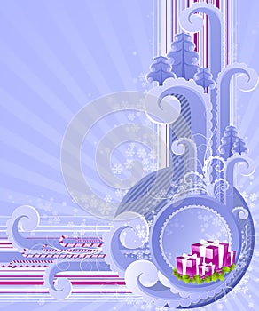 Abstract winter background.