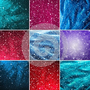 Abstract winter backgrounds