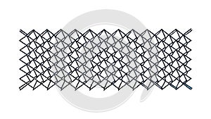 Abstract Wire Mesh Pattern Grid Texture Background, vector design Generative AI