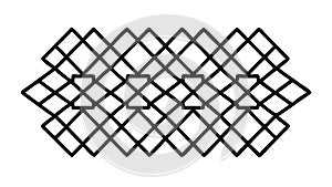 Abstract Wireframe Grid Pattern for Digital & Tech Backgrounds, vector design Generative AI