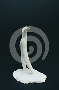 Abstract woman sculpture