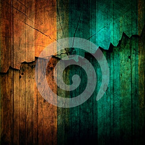 Abstract of wood breaking wall background use for multipurpose b
