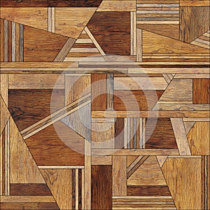 Abstract wood pattern parquet texture Brown