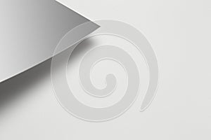 An abstract work made of white papers