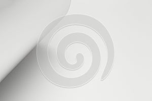 An abstract work made of white papers