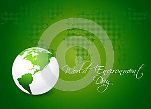 Abstract world environment day concept background,