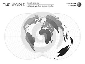 Abstract world map.