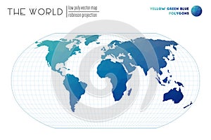 Abstract world map.