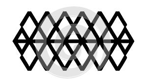 Abstract Woven Grid Pattern Design, vector design Generative AI