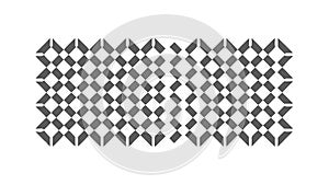 Abstract Woven Mesh Pattern Interlocking Geometric Design, vector design Generative AI