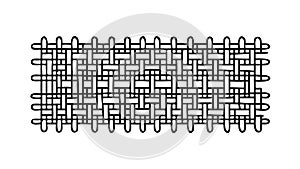 Abstract Woven Pattern Mesh Texture Geometric Background vector design Generative AI