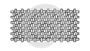 Abstract Woven Pattern Mesh Texture Geometric Background vector design Generative AI