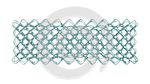 Abstract Woven Texture Seamless Pattern, vector design Generative AI