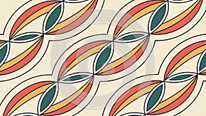 Abstract Woven Wave Vector Pattern, vector design Generative AI