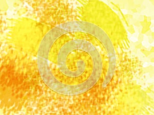 Abstract yellow background. Grunge canvas.