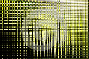 Abstract yellow-black line pattern as background