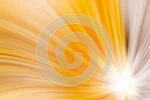 Abstract yellow curves background