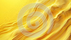 Abstract Yellow Gold Wave Texture Background