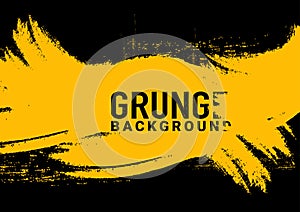 Abstract yellow grunge texture. Grunge texture background.