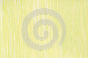 abstract yellow marker background on paper texture