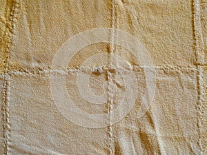 Abstract yellow soft leathe Chamois texture background