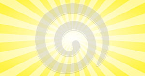 Abstract Yellow Sun rays vector background. Summer sunny 4K design