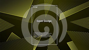 abstract yellow triangel background. Vector illustration. EPS 10