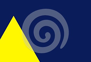 Abstract yellow triangular background with Dark Blue color for website photo