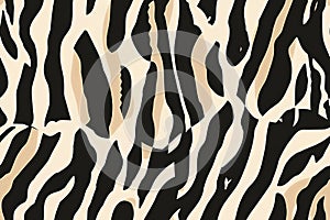 Abstract Zebra Print