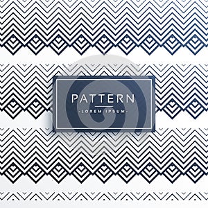 Abstract zigzag aztec style pattern