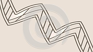 Abstract Zigzag Geometric Pattern Dynamic Background Vector, vector design Generative AI