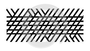 Abstract Zigzag Line Pattern, Modern Geometric Design, vector design Generative AI