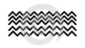 Abstract Zigzag Lines Pattern Modern Background, vector design Generative AI