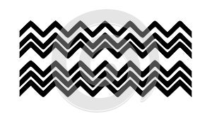 Abstract zigzag pattern, dynamic background and modern design vector design Generative AI