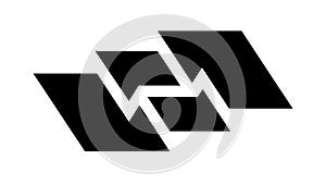 Abstract Zigzag Sharp Lines Geometric Pattern Vector, vector design Generative AI