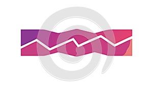 Abstract Zigzag Wave Pattern Divider Vector Design, vector design Generative AI